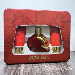 【克裡夫香水店】MARVEL 動力裝甲男性淡香水禮盒（淡香水100ml+沐浴膠100ml+鬍後乳 100ml)