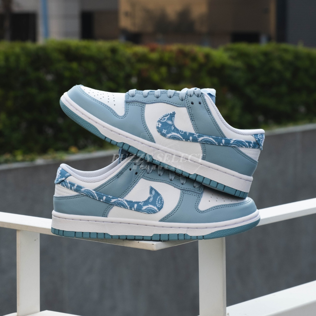 逢甲FUZZY】W Nike Dunk Low Paisley 變形蟲 黑 藍 綠 DH4401-101 100 102