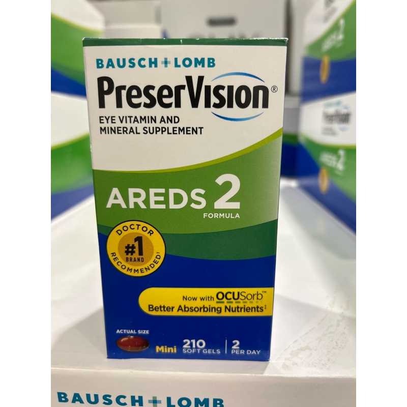 PreserVision AREDS 2 博士倫護眼 葉黃素 210顆軟膠囊