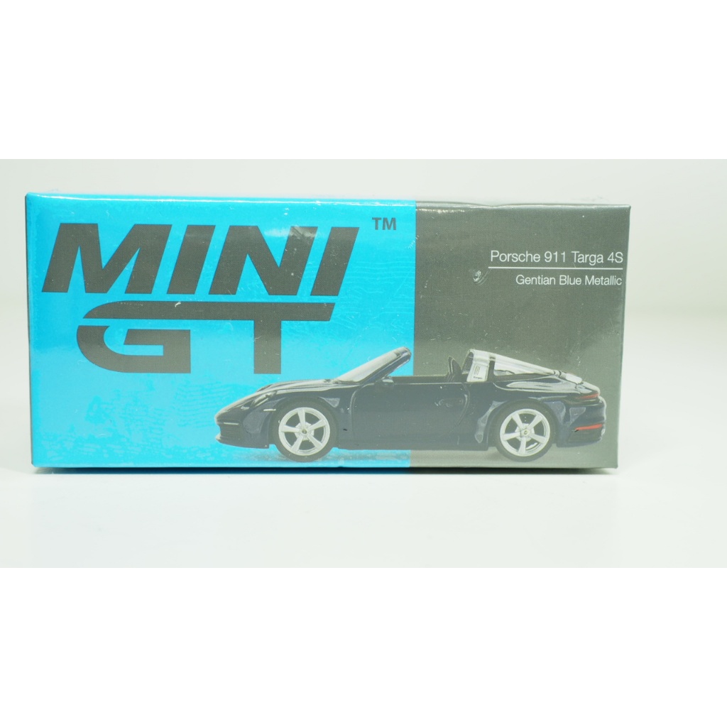 TSM MINI GT 1/64 Porsche 911 Targa 4S 藍色 #412  現貨 全新