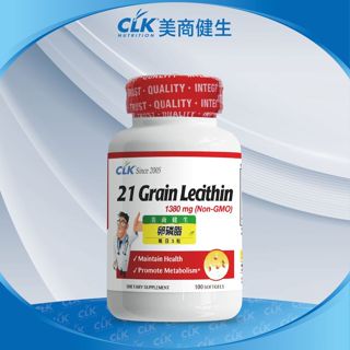 美生藥局｜【CLK 健生】卵磷脂 (非基因改造黃豆)