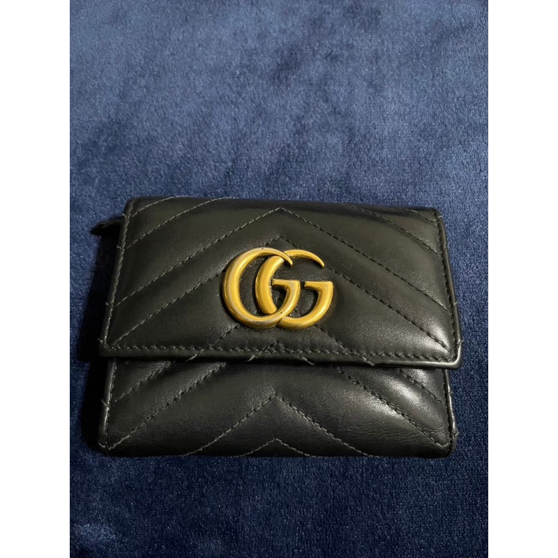 Gucci marmont  三折短夾