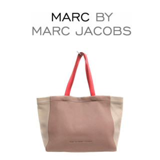 美國【MARC BY MARC JACOBS(MJ)】撞色拼接色小牛皮肩揹包