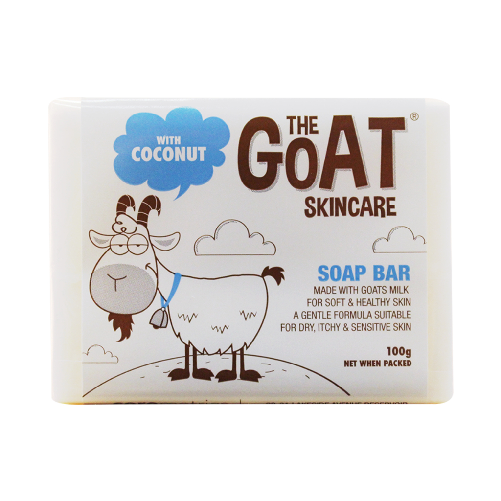 【The Goat】澳洲頂級山羊奶溫和保濕修護皂 100g (椰子)｜GISH Beauty 保濕 清潔 肥皂
