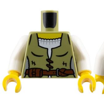 &lt;樂高人偶小舖&gt;正版LEGO 特殊103 身體 村民 6490485 10332  城堡 中古世紀 村莊