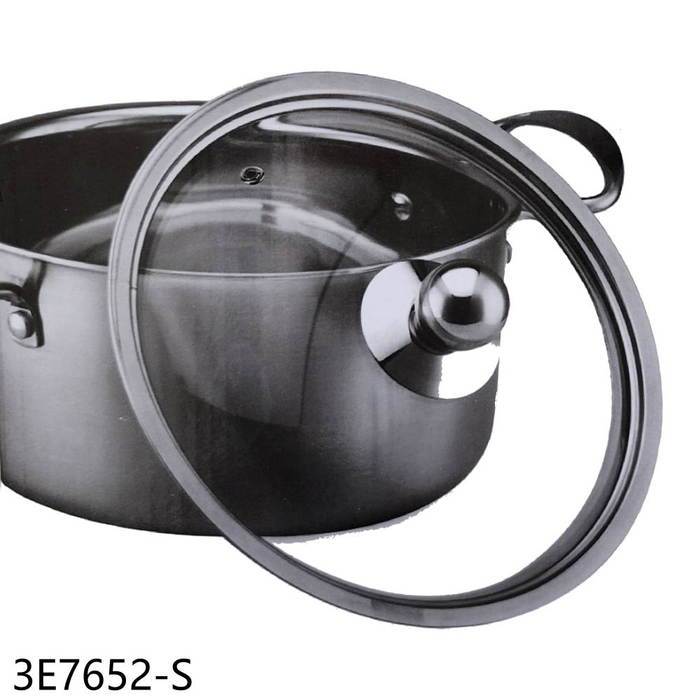 優惠出清【3E7652-S】20公分不鏽鋼三層複合湯鍋IH爐適用湯鍋