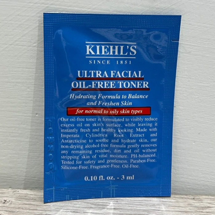 Kiehl's 契爾氏 冰河保濕無油清爽化妝水 3ml 化妝水  試用品 專櫃現貨 小樣 快速出貨