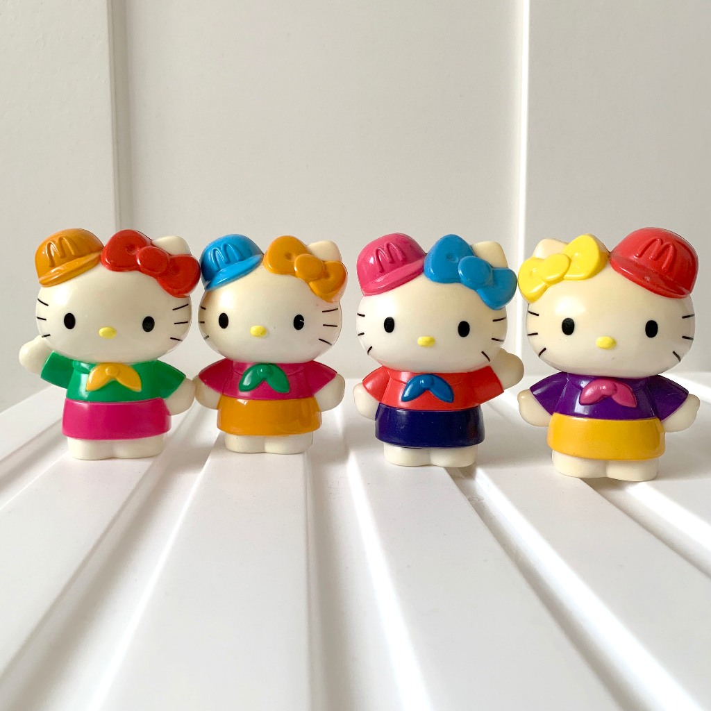 (4隻合售) 麥當勞玩具 Hello Kitty樂園 2001年