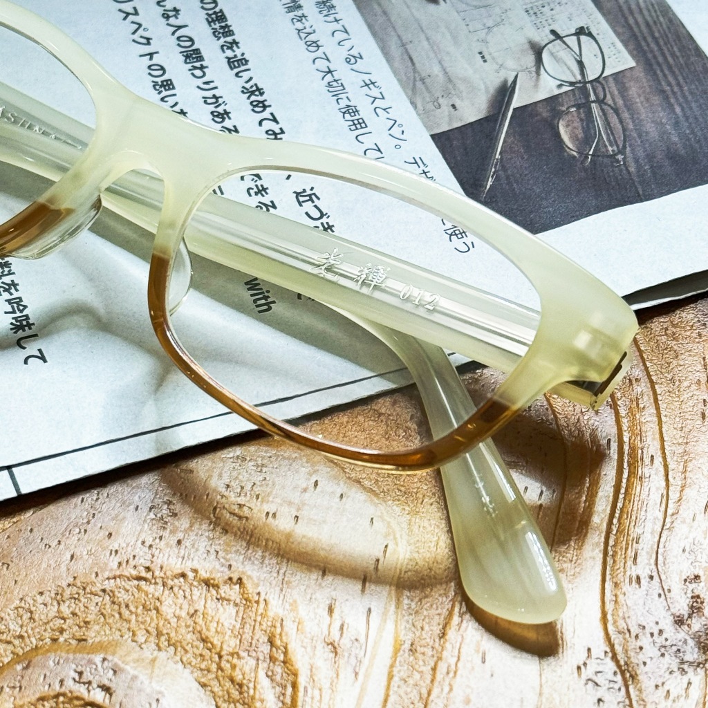 【MASUNAGA】增永眼鏡 -光輝系列 012 ｜ 日本手工框出清｜醋酸纖維鏡框 【附原廠盒】