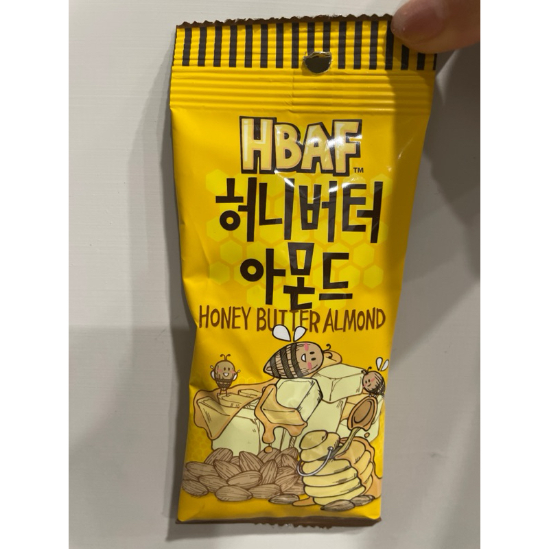 韓國HBAF 杏仁果系列 蜂蜜奶油口味 30g