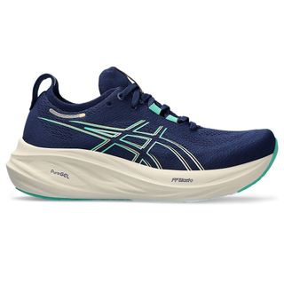 asics 亞瑟士 GEL-NIMBUS 26 (D) 女款 NAGINO 寬楦 緩衝 慢跑鞋 1012B602-400
