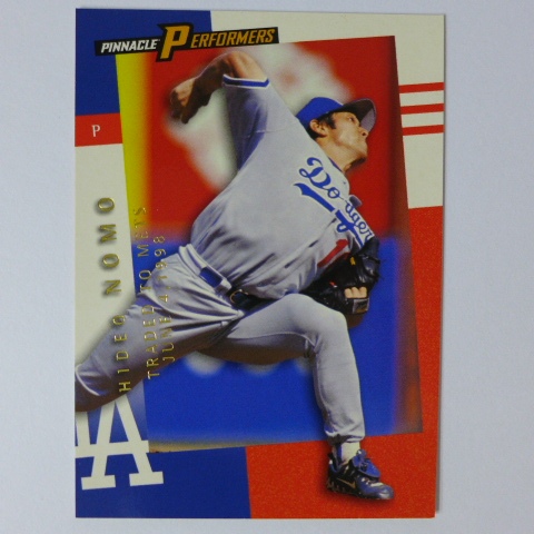 ~Hideo Nomo~日籍球星/龍捲風/野茂英雄 1998年PINNACLE.MLB棒球卡