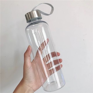 ●綠綠精品●「附發票」500ML運動水壺§玻璃隨手瓶§隨行瓶§透明玻璃瓶§附蓋掛繩§泡茶水壺§檸檬杯§臺北巿現貨
