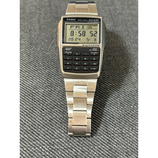 Casio 復古 二手計算機手錶 不鏽鋼錶帶 CASIO DBC-32D-1A