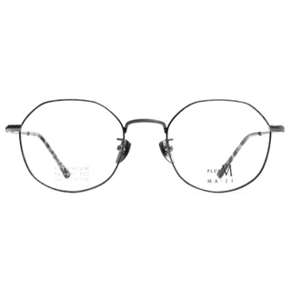MA-JI MASATOMO 光學眼鏡 PMJ091 C3 多邊圓框光學眼鏡 日本鈦 PLUS M系列 - 金橘眼鏡
