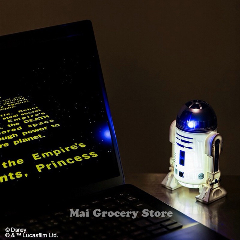 ::小麥2號店:: STAR WARS 星際大戰 R2-D2 造型燈 夜燈 氣氛燈 日本雜誌附錄 日雜附錄