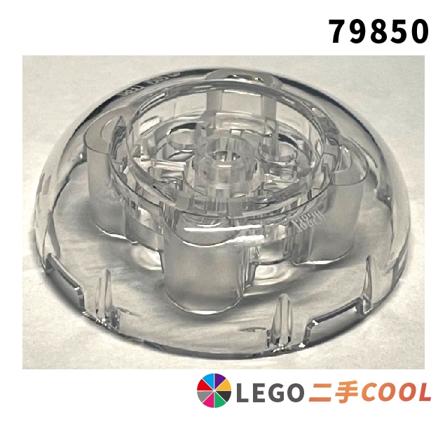 【COOLPON】正版樂高 LEGO【二手】圓形磚 圓頂磚 Round 4x4 79850 104786 透明無色