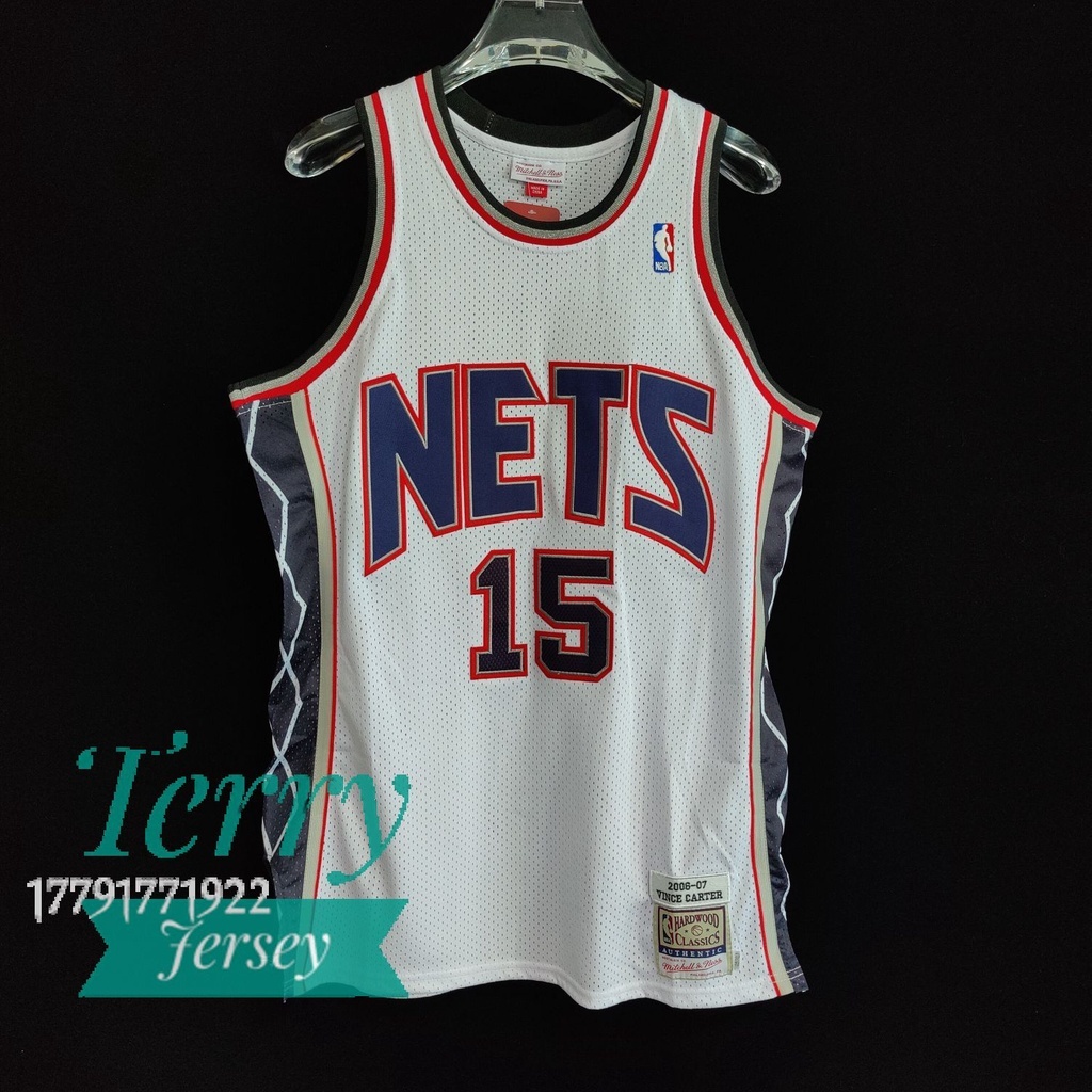 TerryJersey M&amp;N Vince Carter 卡特 Au球員版 電繡 籃網隊 Mitchell&amp;Ness