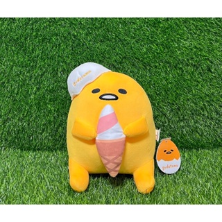 【捌貳壹】 蛋黃哥 拿冰淇淋 娃娃 (23公分) 抱枕 蛋黃 冰淇淋 **