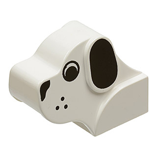 |樂高先生| LEGO 樂高 6243 1868 4142 白色 狗 小狗 印刷磚 絕版 零件 正版樂高/二手
