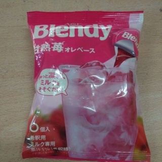 AGF BLENDY 草莓風味歐蕾球 6入 膠囊 草莓歐蕾 現貨