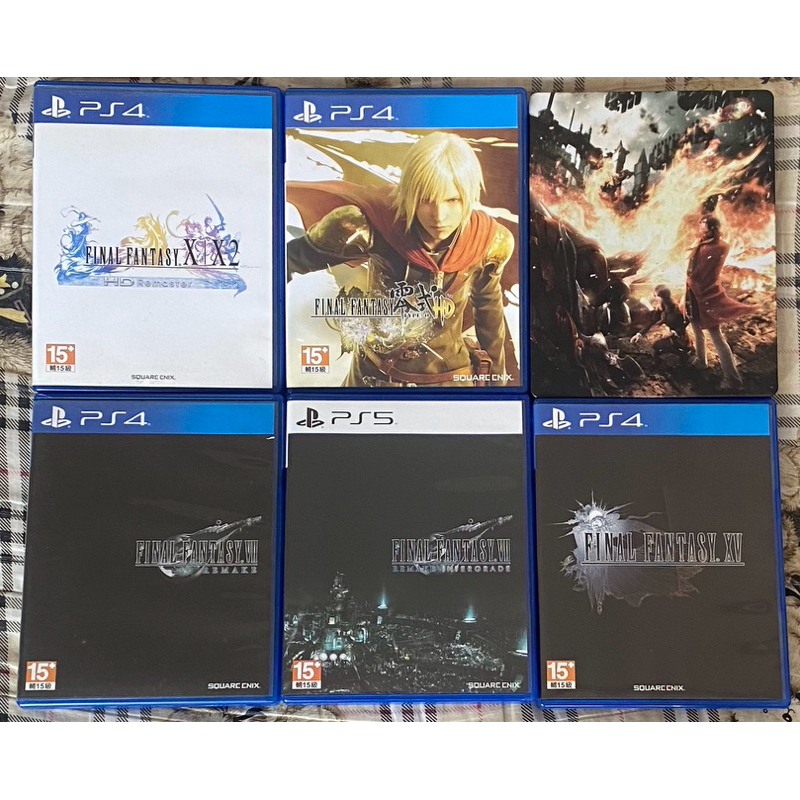 PS4 PS5 Final Fantasy 太空戰士 最終幻想7 重製版 最終幻想 10/10-2 最終幻想 零式 中文