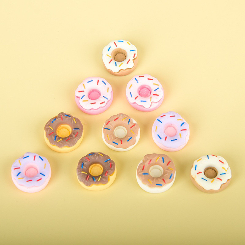 《現貨》【風閣】娃用 微縮 甜甜圈 -ob11 黏土人 gcs 12分娃 娃道具 微縮模型 配件 迷你 食玩 道具