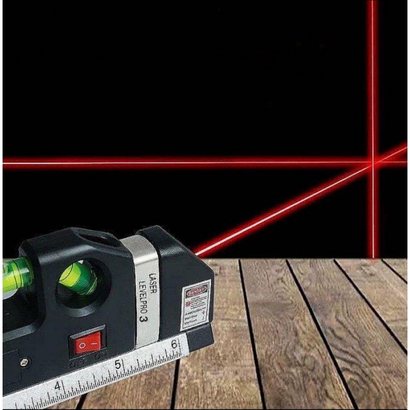 多功能紅光雷射水平尺 level pro3 laser(2.5米/8呎）