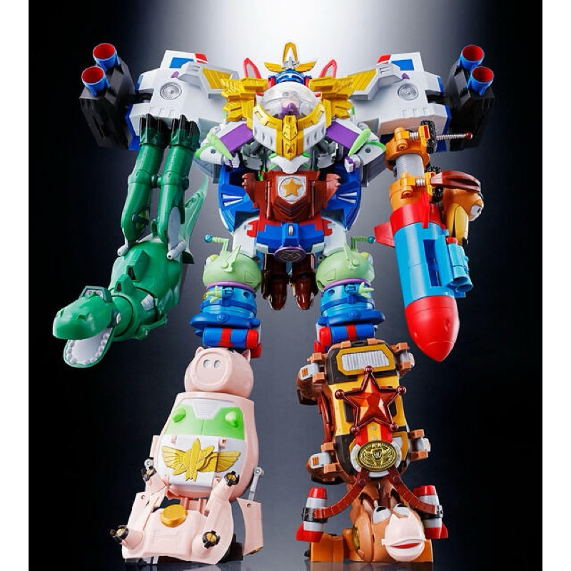 超合金 玩具總動員 超合體大作戰 胡迪 警長之星號 巴斯光年 太空騎警號 合體機器人 TOY STORY 萬代