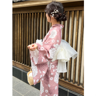 日本GRL春夏繽紛綻放的花舞浴衣套裝♡