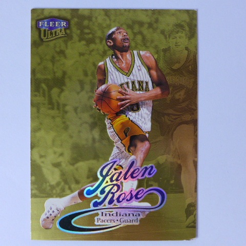 ~Jalen Rose/傑倫·羅斯~1998-99年Ultra Gold.NBA金版特殊卡