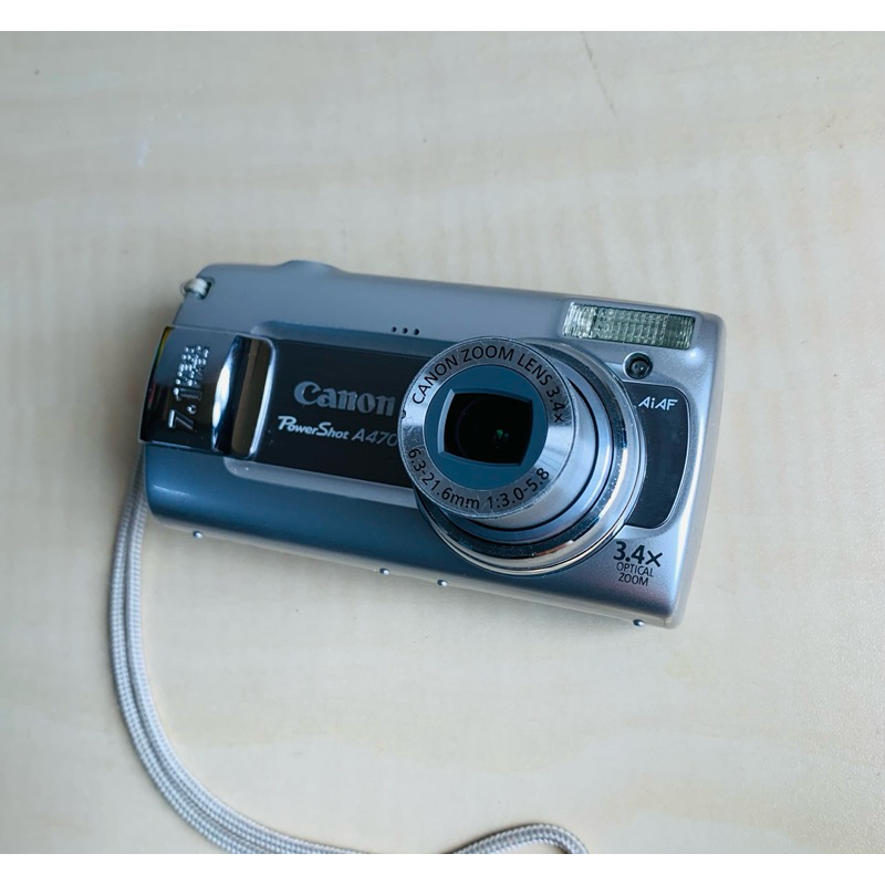 佳能」Canon A470 CCD 相機 附手繩原廠相機包 請務必詳閱描述