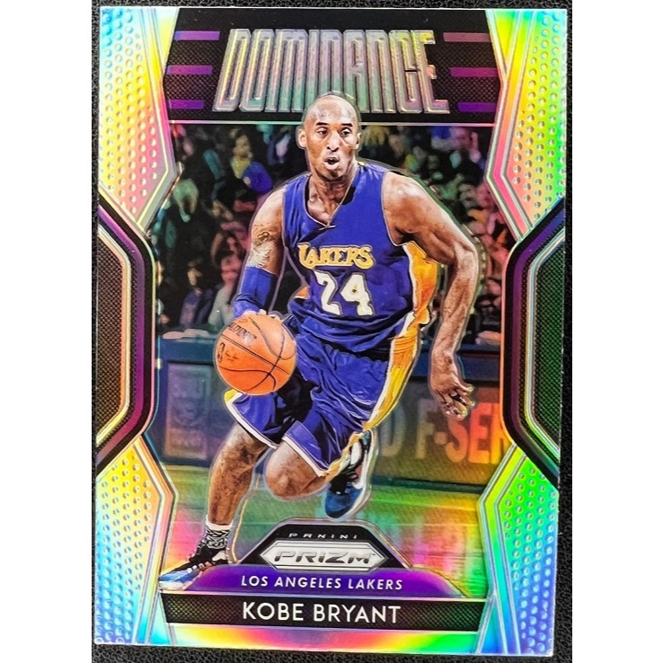 NBA 球員卡 Kobe Bryant 2018-19 Prizm Dominance Sliver Prizm 銀亮