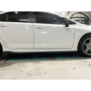 豐田 12代 ALTIS 一體式 230cm 可裁減 鋼琴烤漆黑 汽車 左右側裙 左右定風翼 側擾流 側風刀 通用側裙