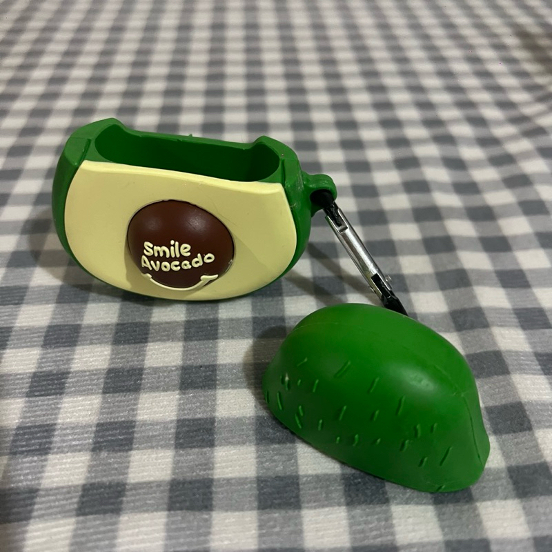 卡通可愛酪梨AirPods保護殼 耳機套 AirPods 蘋果耳機套 蘋果 酪梨保護套 Avocado