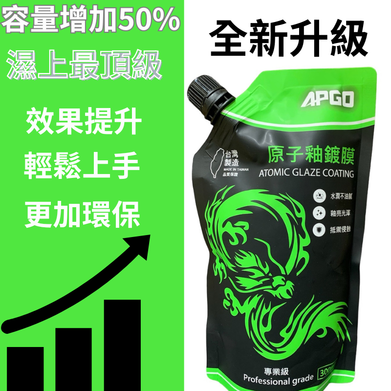 【雷颯工坊】【現貨】APGO原子鍍膜系列/原子釉鍍膜/補充包/輕鬆洗車/鏡面/持久/疏水/新手救星/使用簡單/不用打蠟