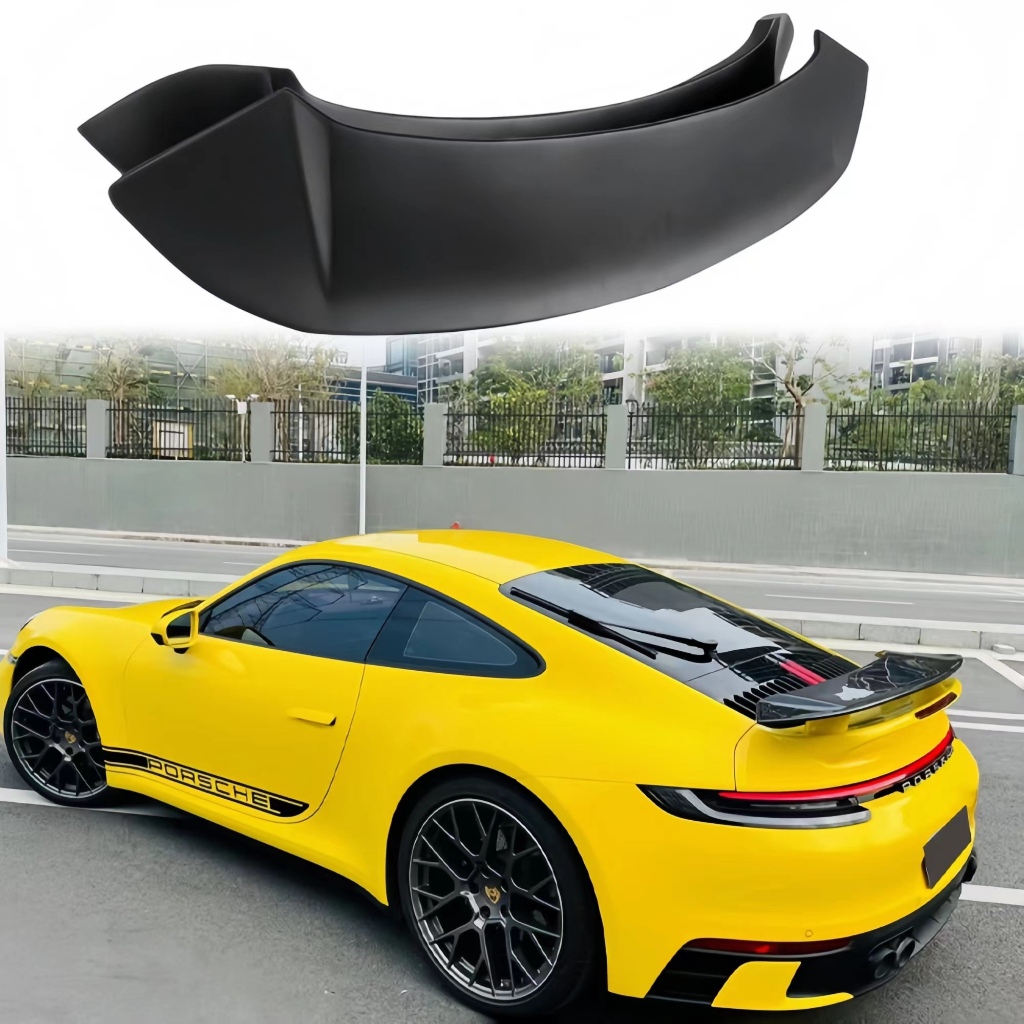 適用於Porsche 911 991升級992 乾式碳纖維-乾碳尾翼 升級992Turbos 乾碳定風翼後擾流板後尾翼