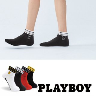 【PLAYBOY】亮彩線性棉襪│襪子│女襪│休閒襪│高含棉異味OUT│可愛│穿搭│舒適│socks│