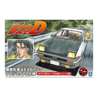 【再販預購2024年7月】AOSHIMA 青島 1/24 頭文字D 藤原拓海 AE86 ProjectD仕樣 東海模型