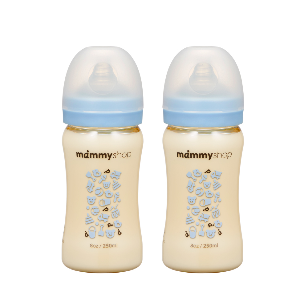 【媽咪小站】母感體驗2.5 - PPSU奶瓶 250ml 2入組(寬大口徑 多色可選)