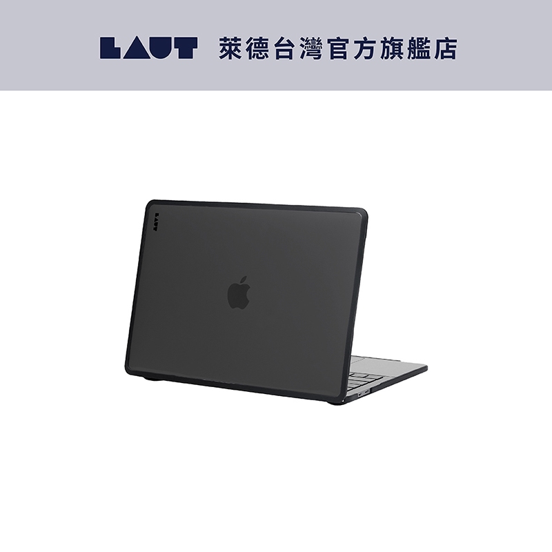 【LAUT 萊德】Macbook Air 13.6/15吋 M2.M3(2022~2024) 防摔筆電保護殼-黑
