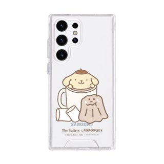 【TOYSELECT】奶油家族x布丁狗暖暖熱可可防摔透明SAMSUNG手機殼