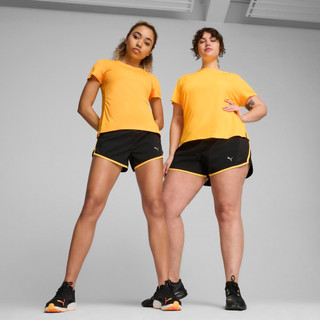 PUMA 短褲 慢跑系列Fav Velocity 3吋短風褲(F) 女 52317874 黑黃