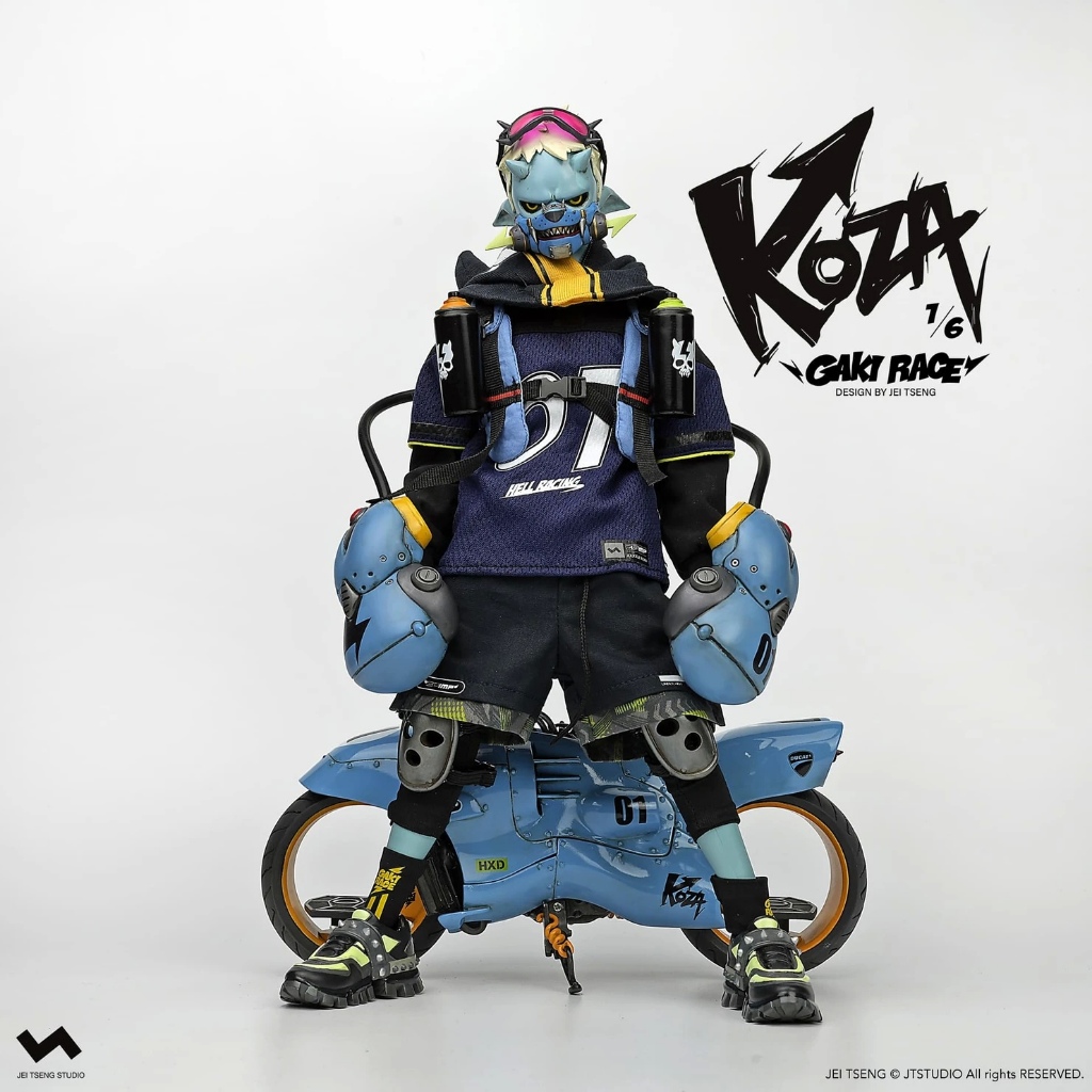 🔥KOF 模型王者🔥 預購免運 JTstudio1/6 GAKI RACE 系列 KOZA 12吋 設計師玩具 可動人偶
