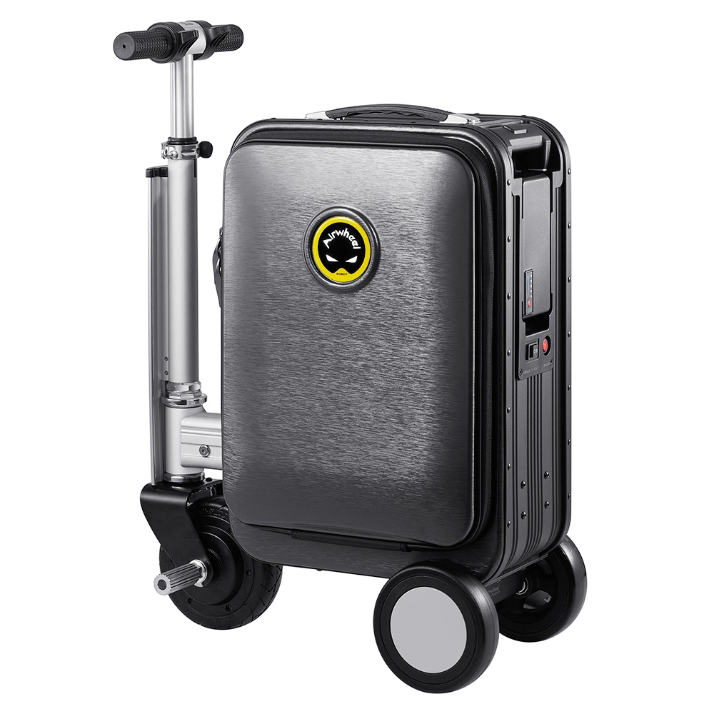 高雄面交價 二手附電池 豪華版 Airwheel SE3S智能騎行行李箱-電動行李箱 BlackPink同款