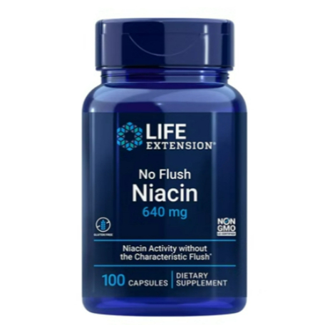美國Life Extension Niacin 維生素B3 煙酸膠囊No Flush
