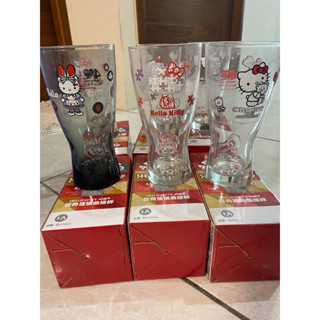 Hello kitty 哆啦A夢 拉拉熊 憤怒鳥深情馬戲團 玻璃曲線杯 咖啡杯盤組 馬克杯陶瓷方碗/微波碗 雙層陶瓷杯