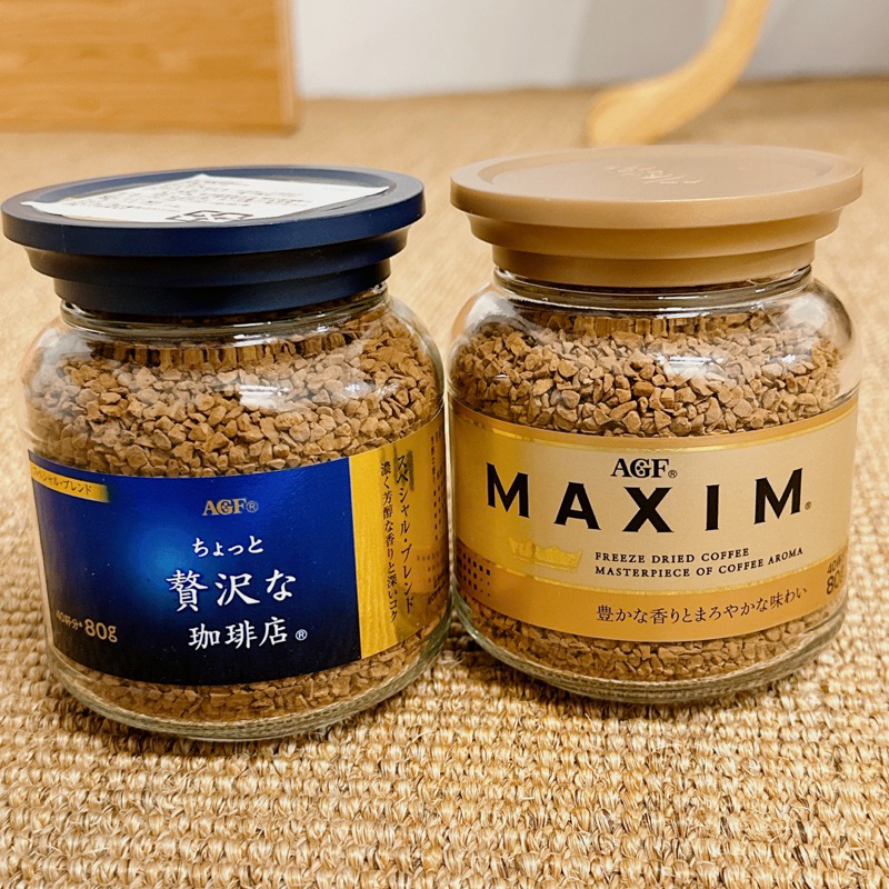 全新未拆 公司貨 日本製AGF 即溶咖啡 罐裝摩登咖啡 華麗香醇 藍白/藍金/金罐