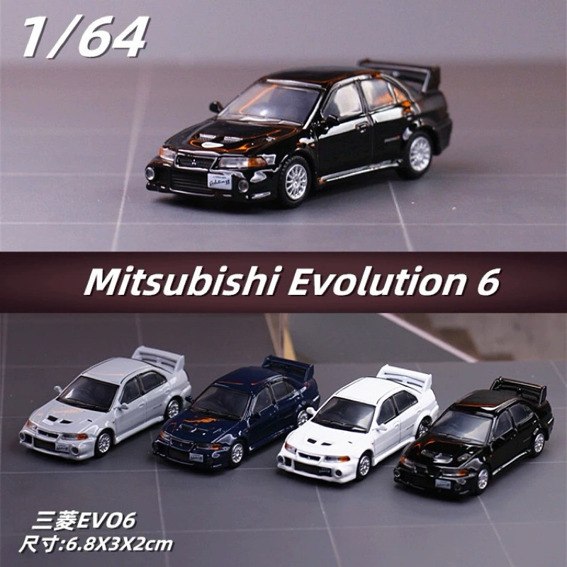 【六四分之一】現貨｜JKM Mitsubishi Lancer Evolution VI｜EVO 6代｜1/64合金模型