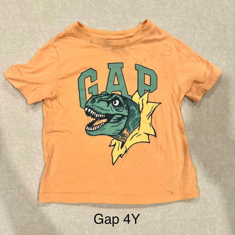 （滿80可加一）Gap 4Y短袖 有污